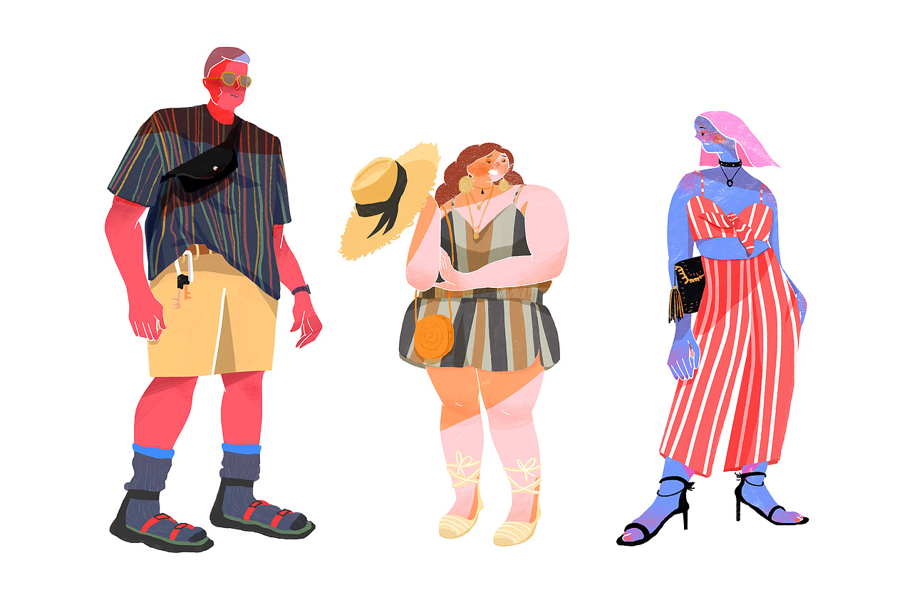 Paper doll（图ZMTQwODQ3ODIw） - 概念设定 - 站酷设计师JiananPro原创素材 - 站酷ZCOOL