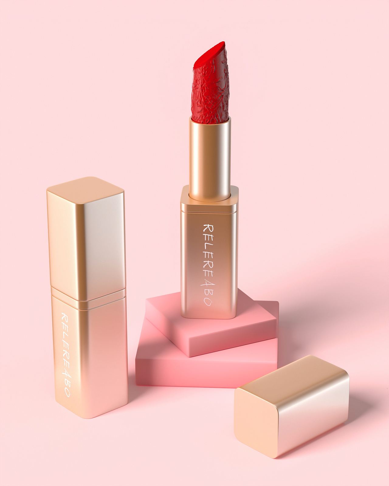 口红 建模-渲染(c4d corona渲染器)