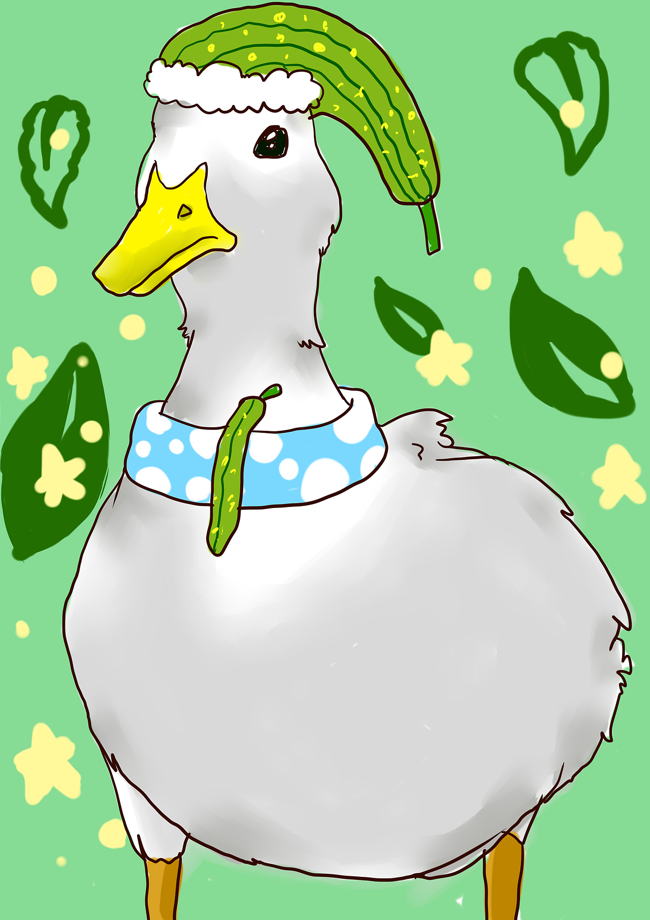 可爱的柯尔鸭小日常(小西瓜,小南瓜,小黄瓜,小冬瓜