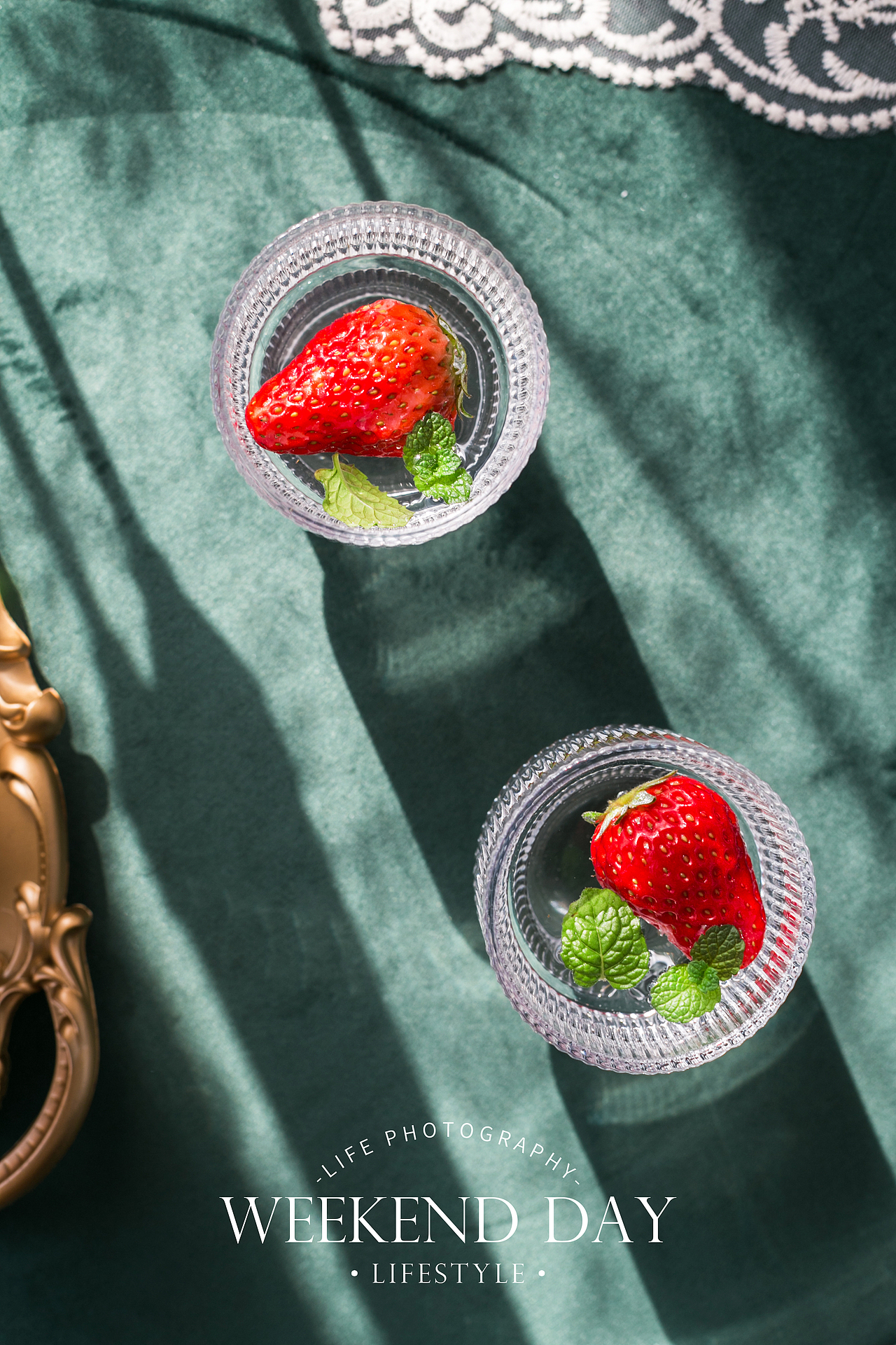 墨绿色桌布静物摄影生活美学