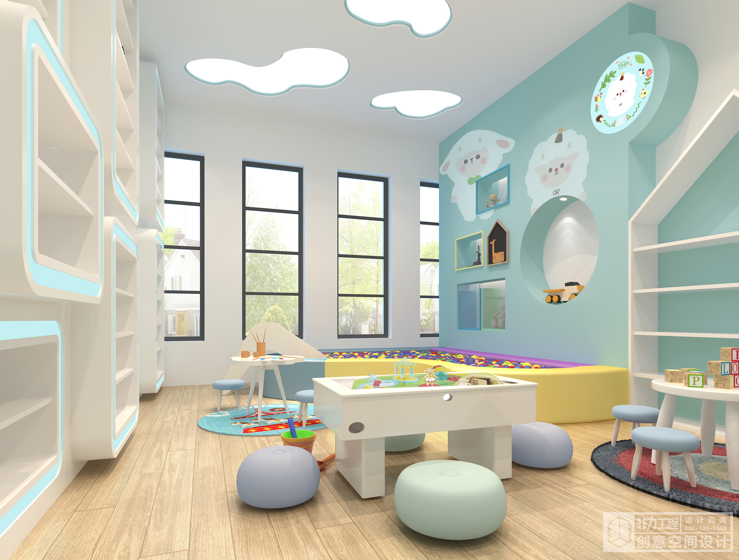 现代母婴店 - 效果图交流区-建E室内设计网