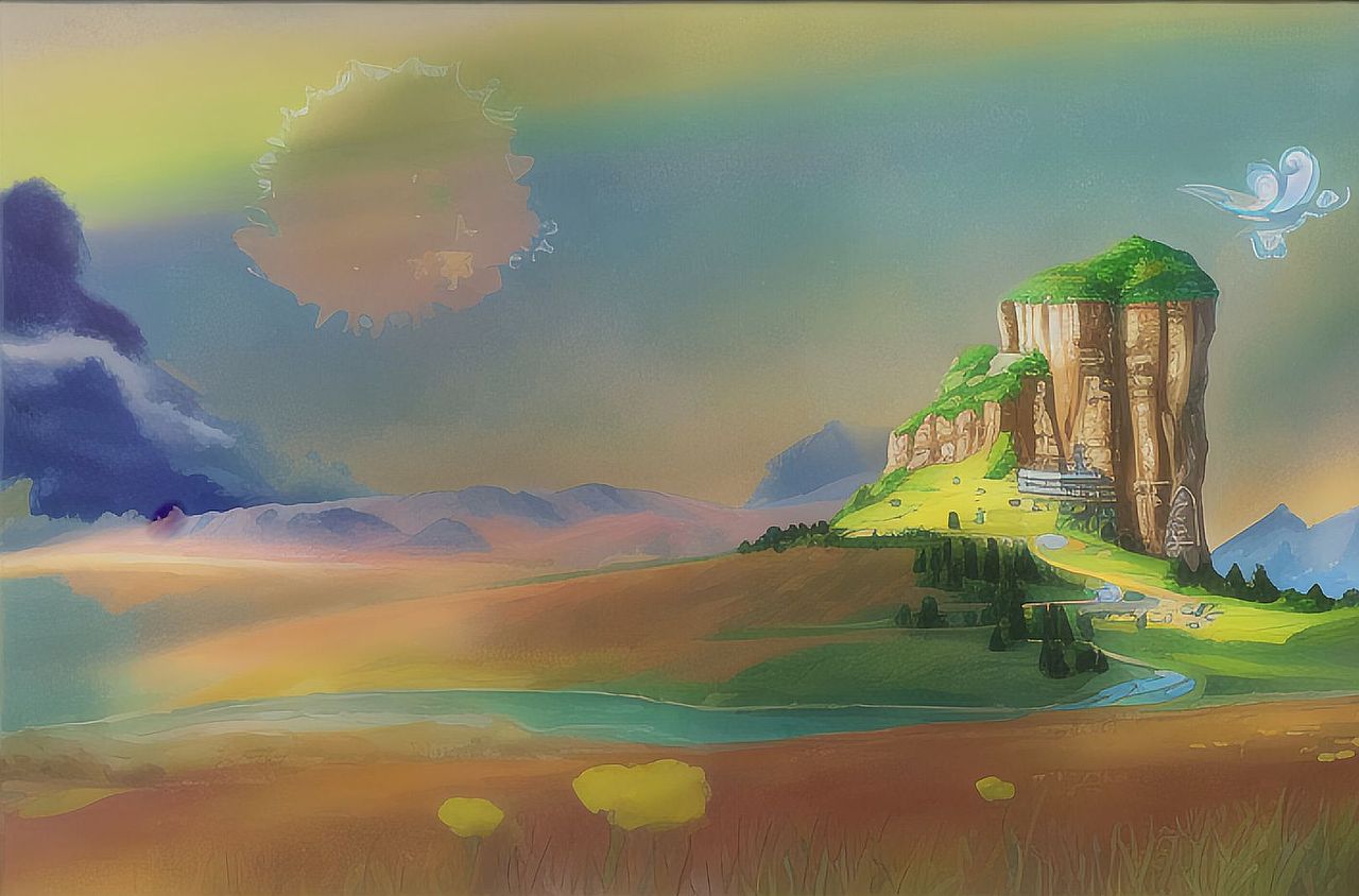 彩虹之峰（圖ZMzM1OTc4OTAw） - AI作品 - 站酷設(shè)計師十里桃花胭脂淚原創(chuàng)素材 - 站酷ZCOOL