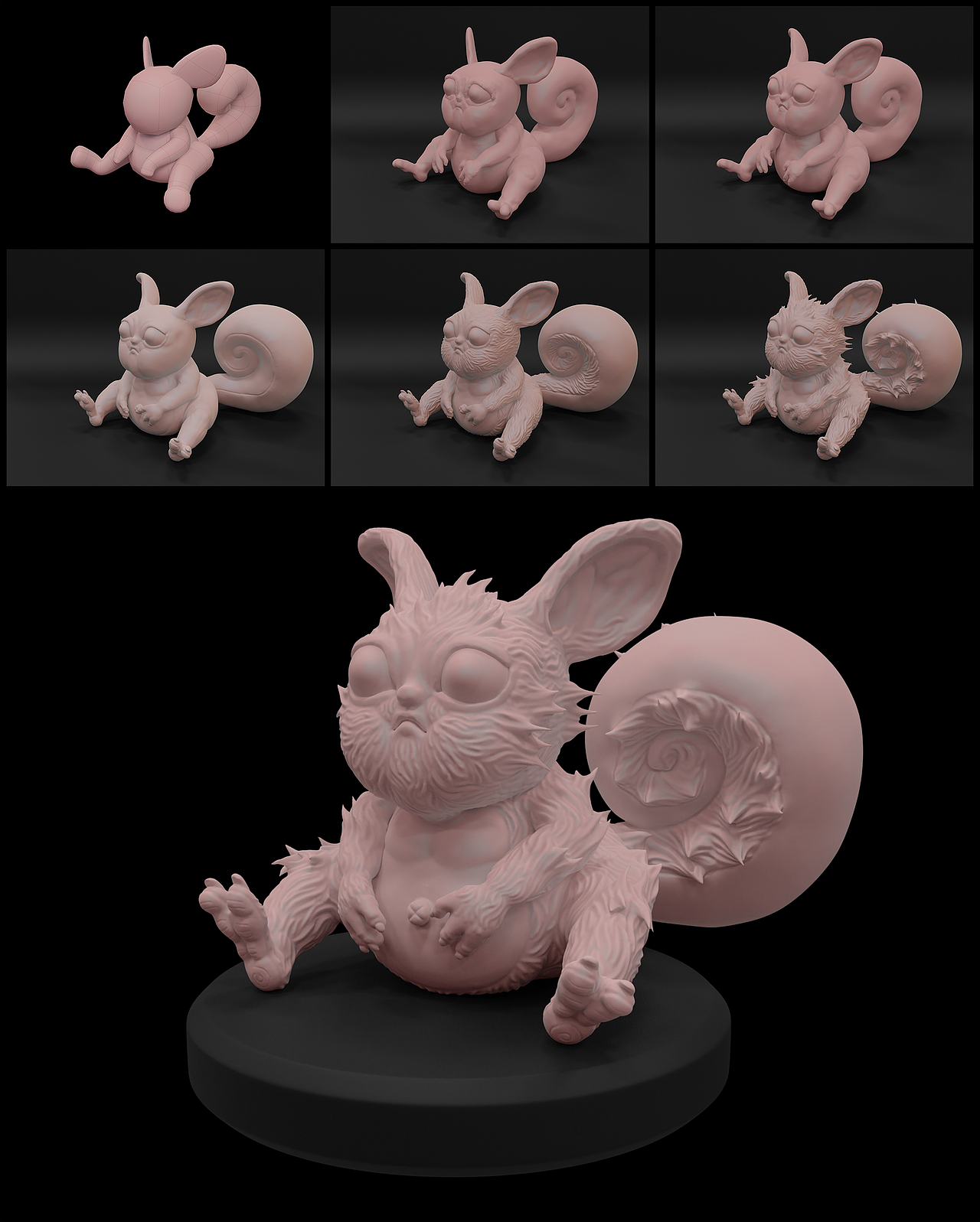 Blender练习-雕塑-从入门到道歉（图ZMjM5NjU4MTIw） - 人物/生物 - 站酷设计师Demaner原创素材 - 站酷ZCOOL