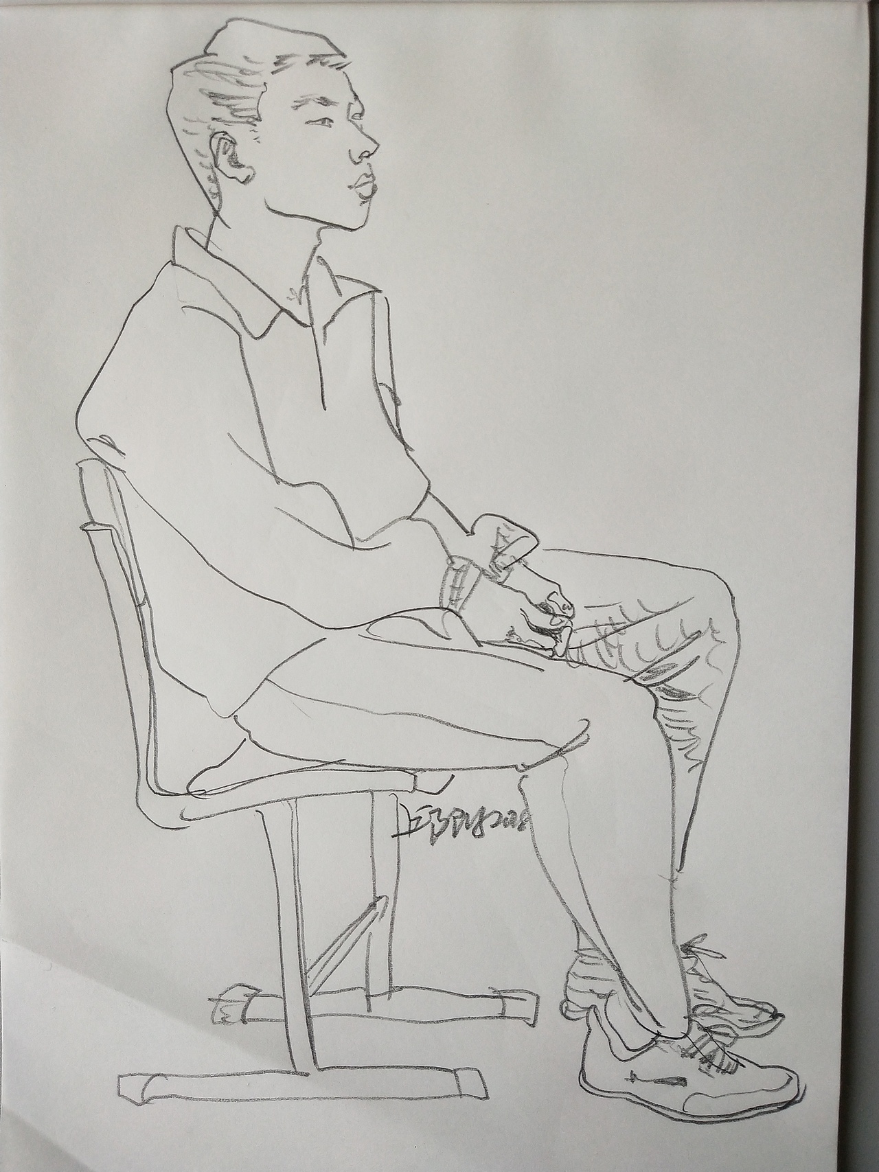 造型不能软,抓住模特特征进行艺术加工,