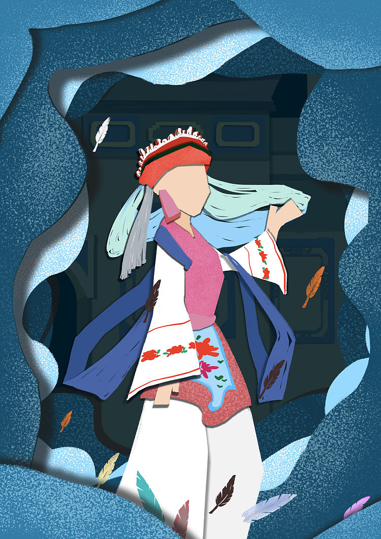 剪纸风格（图ZMjA3ODUxNjky） - 创作习作 - 站酷设计师王咩咩咩原创素材 - 站酷ZCOOL