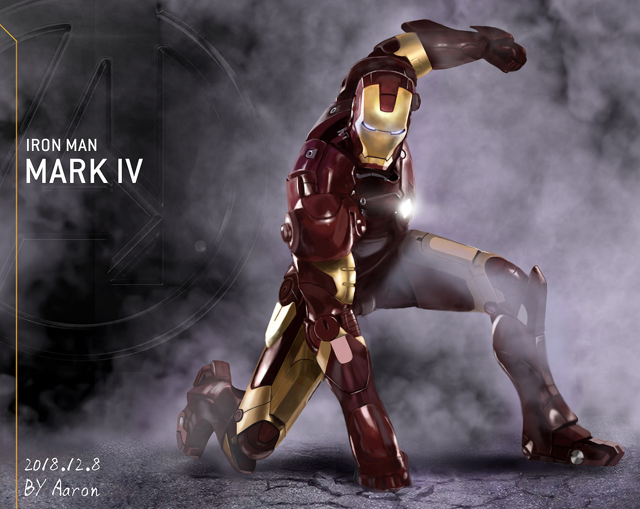 钢铁侠插画练习