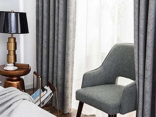 华欣家纺窗帘素色详情页