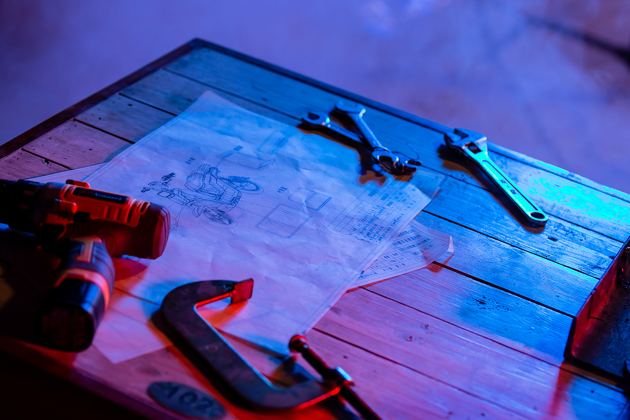 立马电动车BOX 平面拍摄