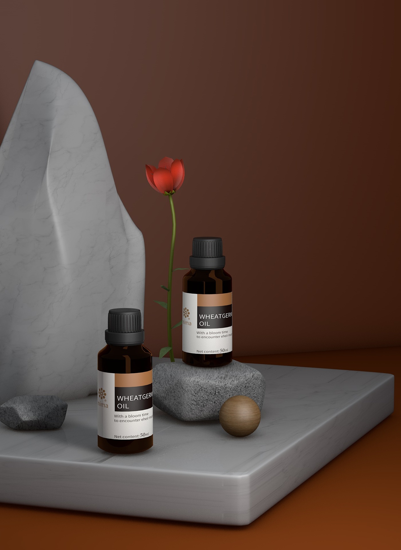 精油场景渲染练习