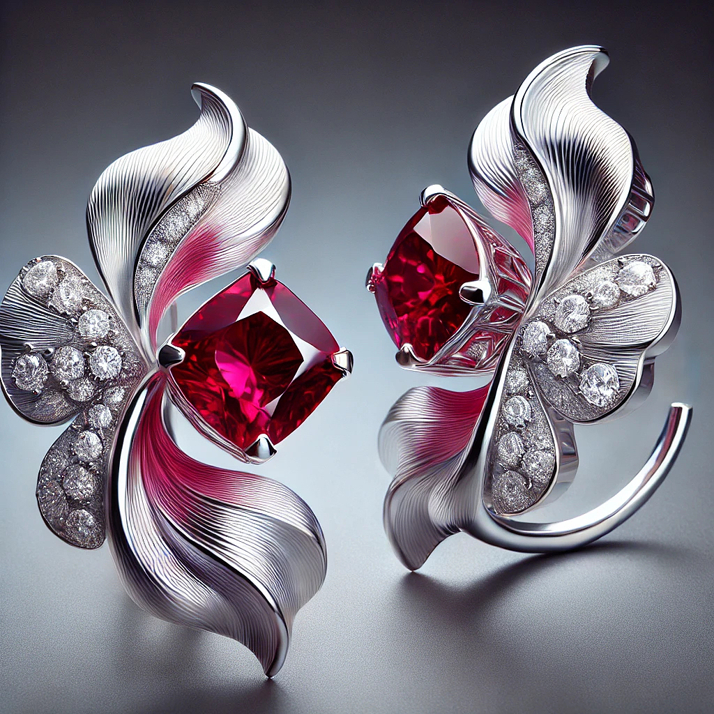 鸿运当头，锦鲤跃耳（纯设计）（图ZMzc2MDkxMzQ0） - 首饰设计 - 站酷设计师猫朵设计原创素材 - 站酷ZCOOL