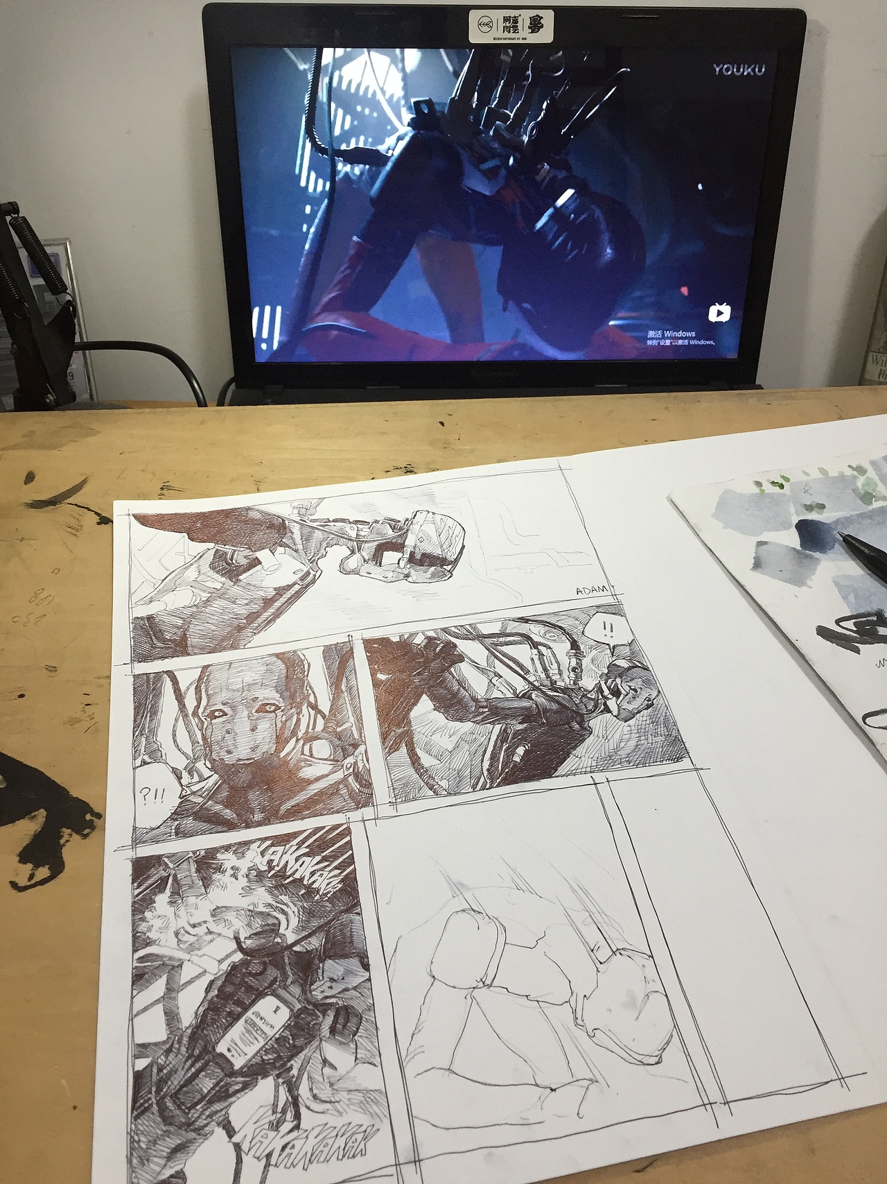 临摹影视作品确实能学点分镜...