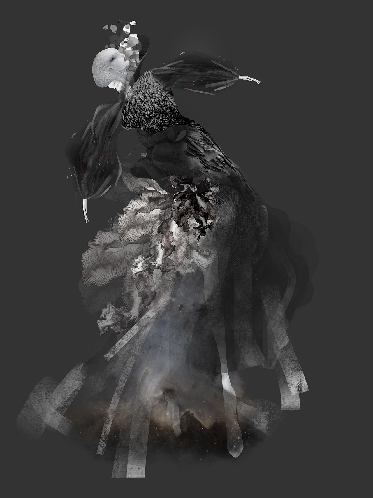 服装设计—《衰变》（图ZMjY2NzcxMTY0） - 其他服装 - 站酷设计师BONE骨生原创素材 - 站酷ZCOOL