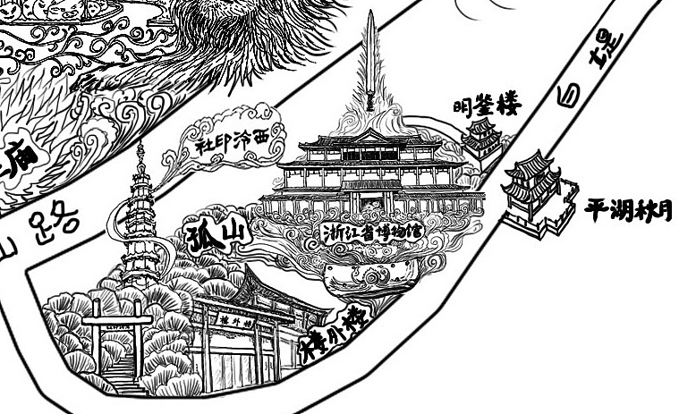 如何画手绘地图？（附教程）（图ZMjk5NTExMzI=） - 其他平面 - 站酷设计师七七碰原创素材 - 站酷ZCOOL