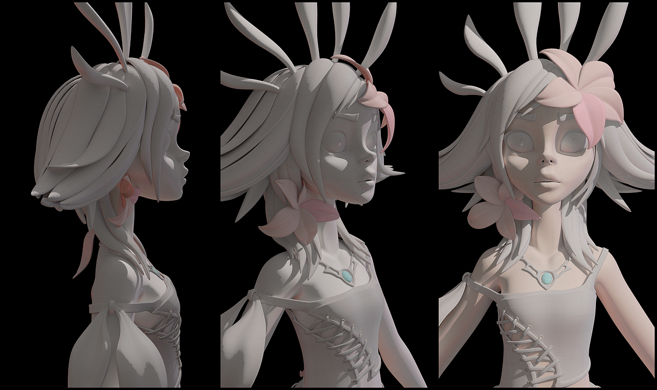 Blender练习-Neeko及写实皮肤材质与毛发尝试（图ZMjIyNDE5MDY4） - 人物/生物 - 站酷设计师Demaner原创素材 - 站酷ZCOOL