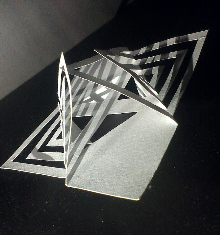 立体构成--剪纸