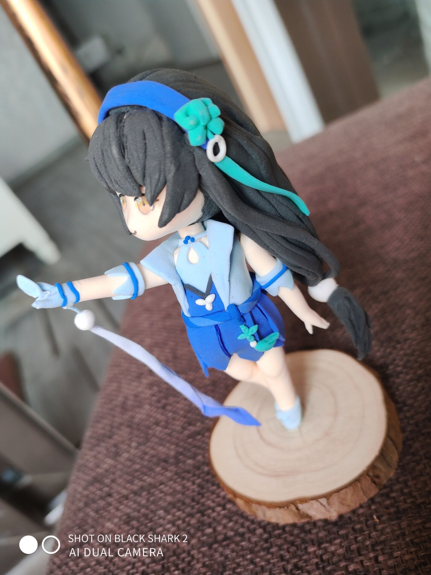 西施——【王者荣耀】黏土手残|手工艺|手办/模玩|穷到喝稀饭的九卿