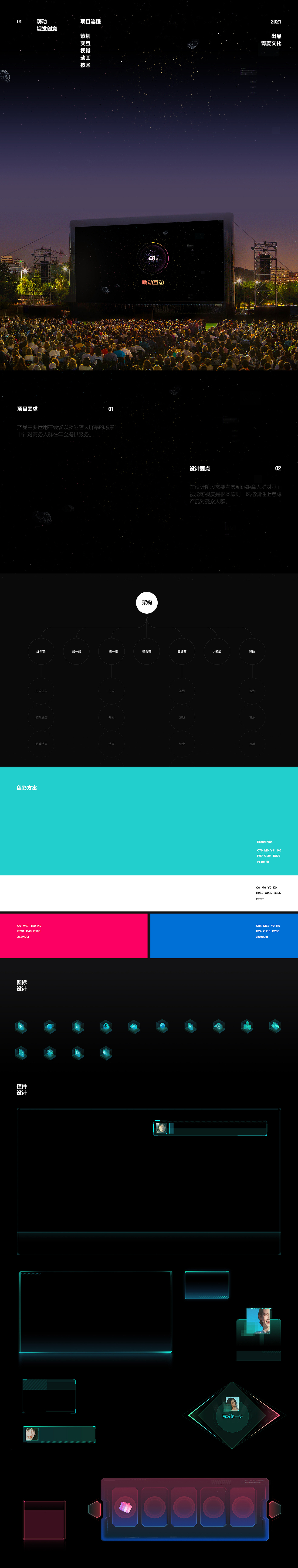 动画视觉｜嗨动年会视觉主题（图ZMjgyMjI4NDAw） - 游戏UI - 站酷设计师Qinm_Studio原创素材 - 站酷ZCOOL