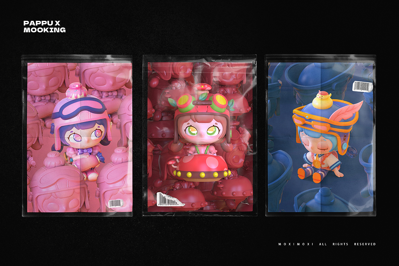 【Pappu x Mooking】星球异想（图ZMjYxNDE5NDc2） - IP形象 - 站酷设计师建模机器MK原创素材 - 站酷ZCOOL