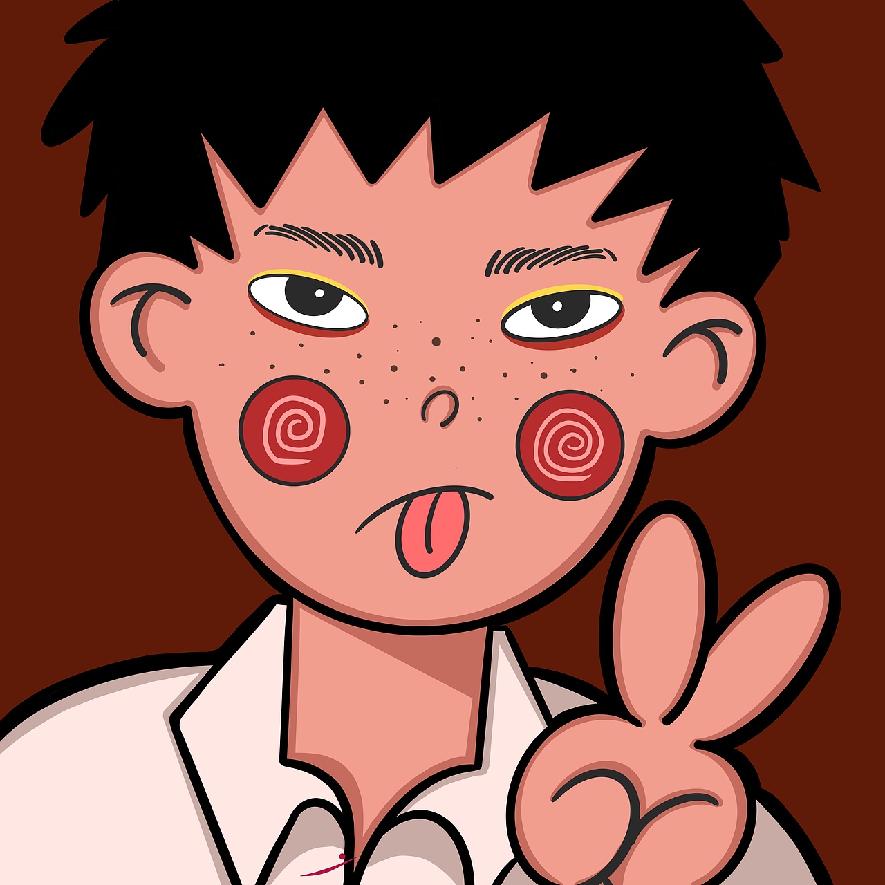 插画设计#情侣头像（图ZMjYyMzY3MzY4） - 创作习作 - 站酷设计师没亠脑原创素材 - 站酷ZCOOL