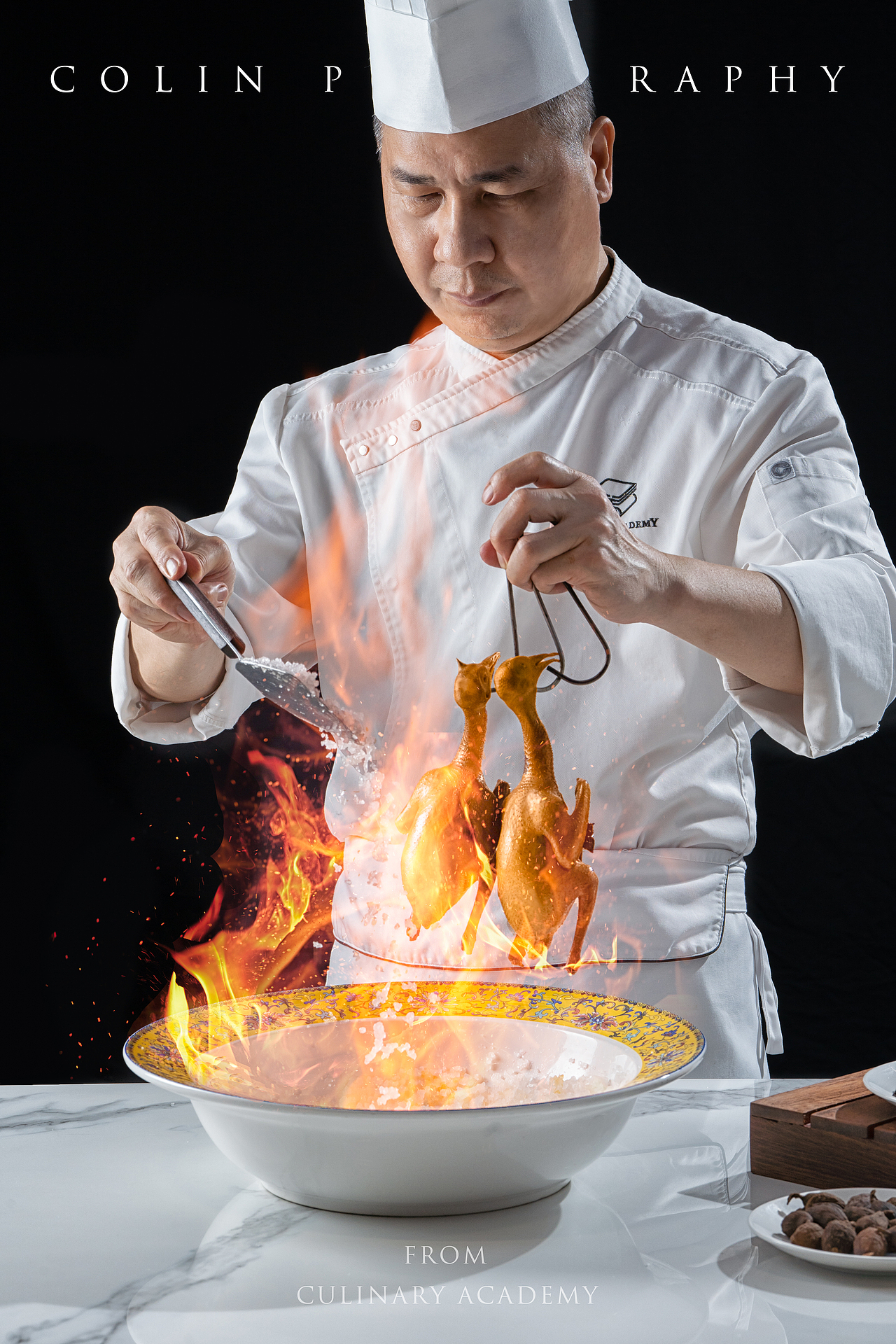 行膳餐饮研究院烹饪大师形象照一组（图ZMjY5NzEwNDQ4） - 美食摄影 - 站酷设计师绿洲城颜究所原创素材 - 站酷ZCOOL