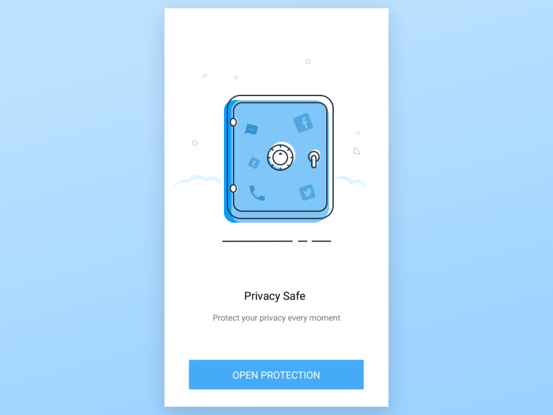 安全应用的引导页设计（图ZNDc2OTU2NTY=） - APP界面 - 站酷设计师donghi123原创素材 - 站酷ZCOOL
