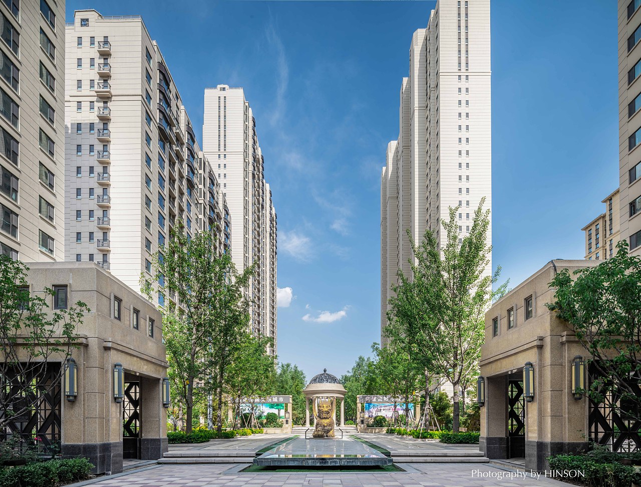 兰州 中海华庭 小区示范区 建筑摄影