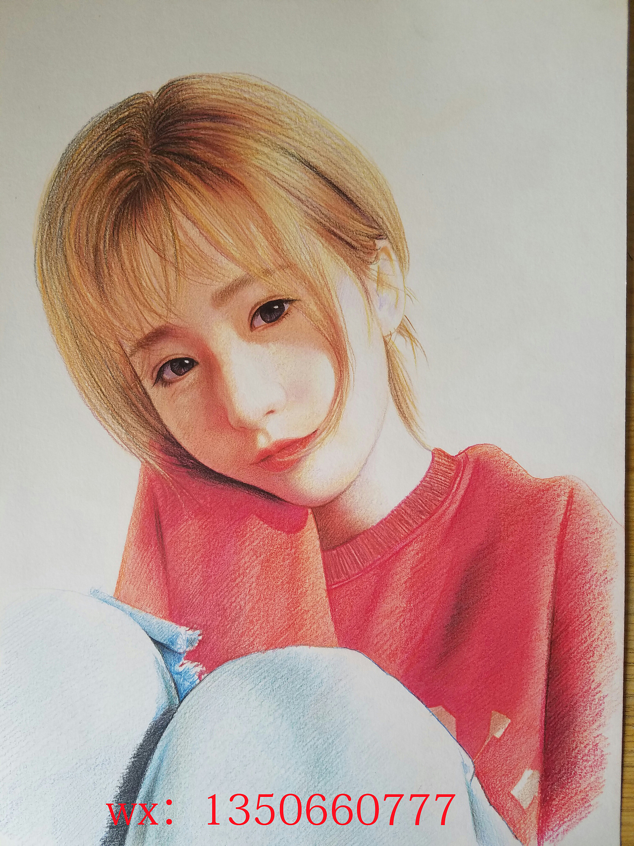 手绘画像手绘人像人物画像微信头像