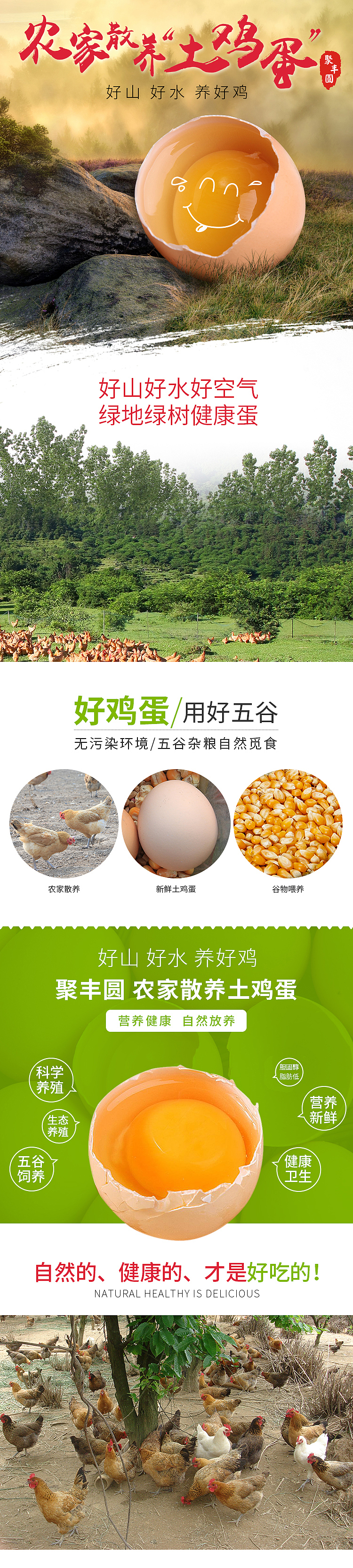 土鸡蛋鸭蛋鹅蛋禽蛋休闲食品零食养生特产农产品详情页首页设计店铺装修（图ZODQwMzU3Mjg=） - 电商 - 站酷设计师cofuns原创素材 - 站酷ZCOOL
