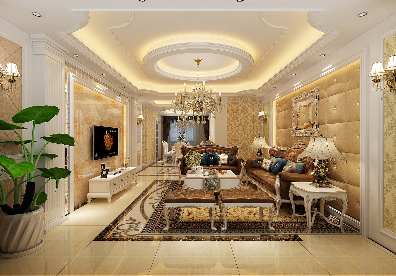 欧式风格客餐厅赏析