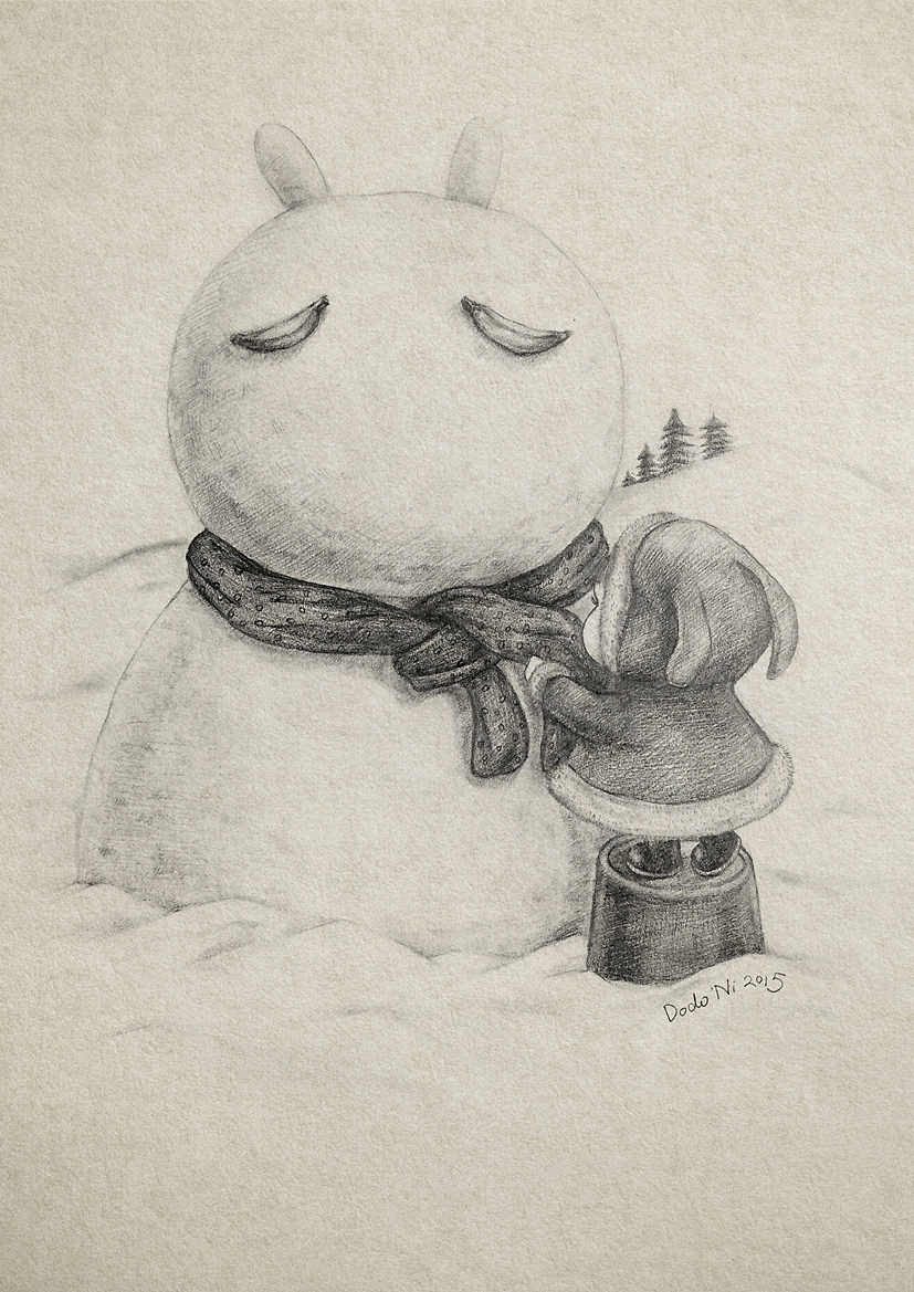 【暄的小小小世界——雪兔宝宝】
妈妈说等我长大一点就带我去雪地里。我可以堆一只小兔子陪我打雪仗么?<br>
