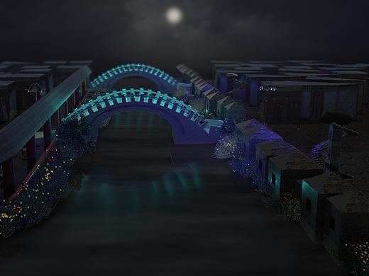 2019年 2月个人练习作品【江南小镇】