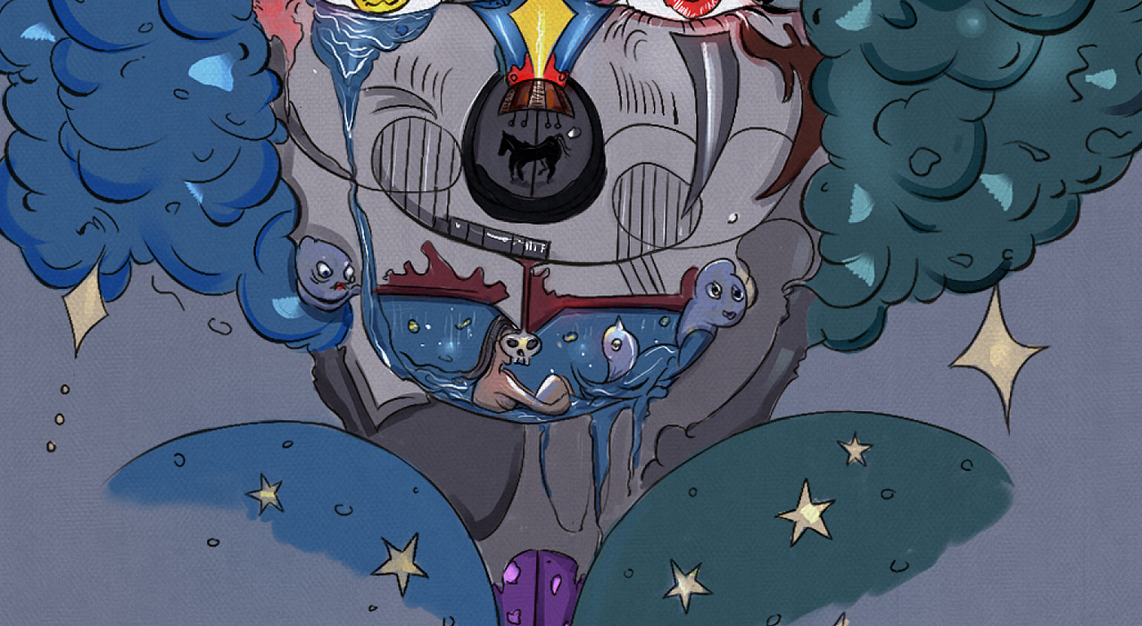 一个人的游乐园（图ZMjE3NTM2NTQ0） - 艺术插画 - 站酷设计师KUOKI_JH原创素材 - 站酷ZCOOL