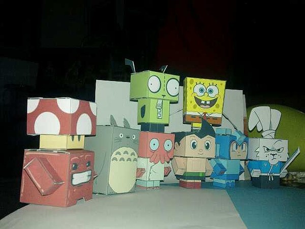 纸模－一堆盒子人（图ZNDI4ODY5NTY=） - 手办/模玩 - 站酷设计师豹小玉原创素材 - 站酷ZCOOL