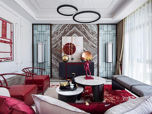 沈阳紫檀山别墅B2户型 元禾大千软装设计团队