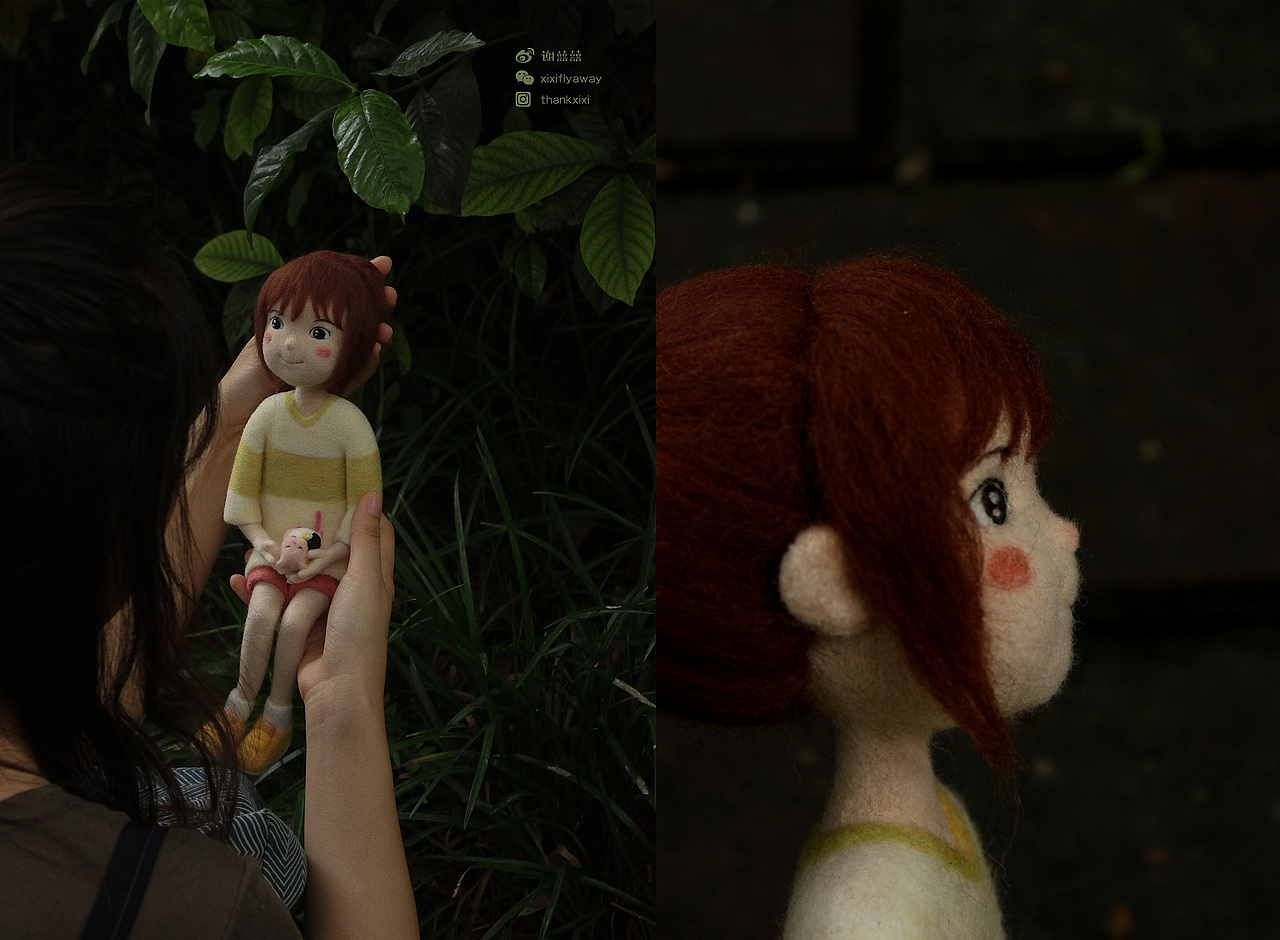 囍囍的羊毛毡 之 千寻(制作视频)