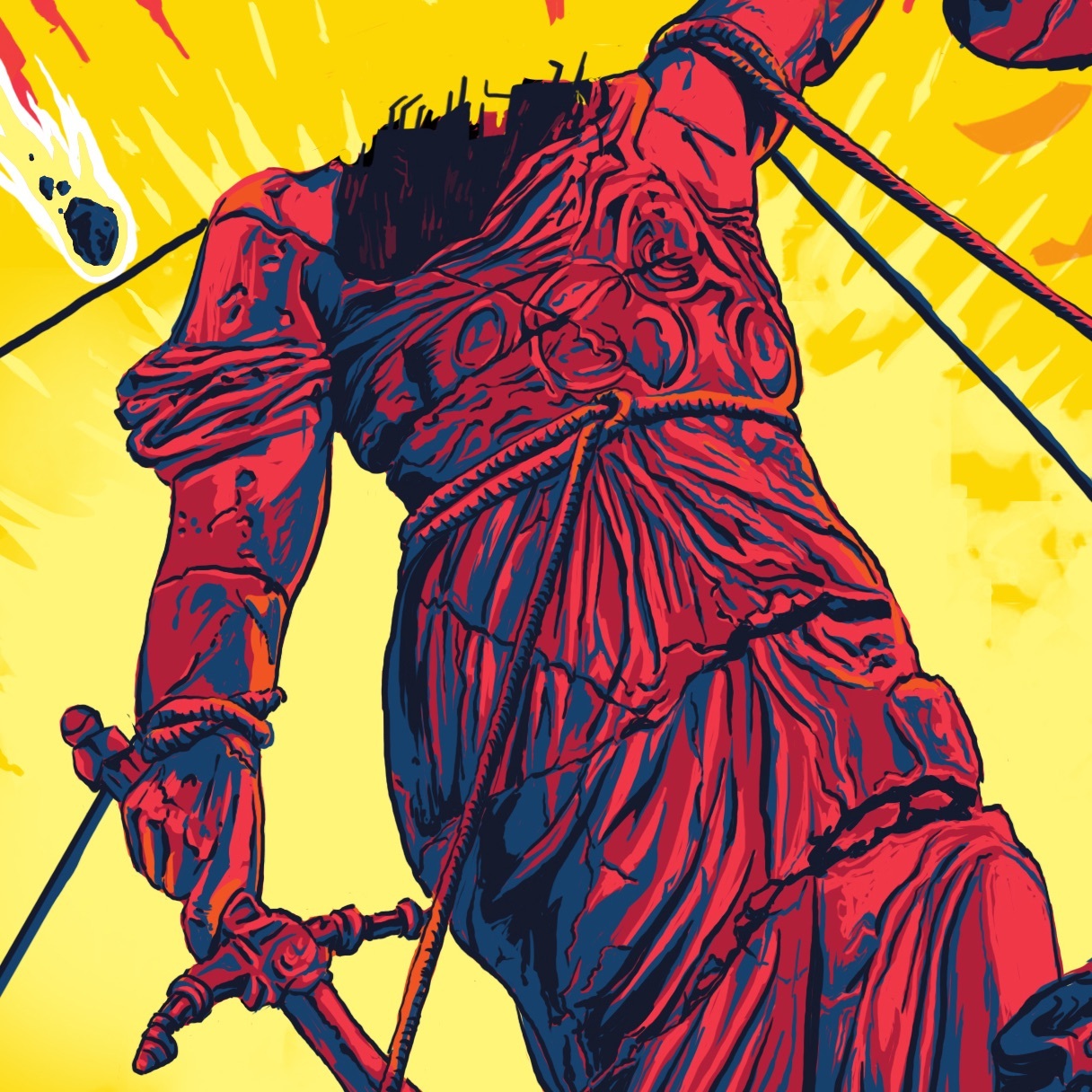 摇滚巨头插画 metallica