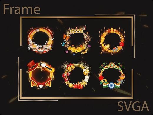 SVGA直播头像框 - 主题活动类