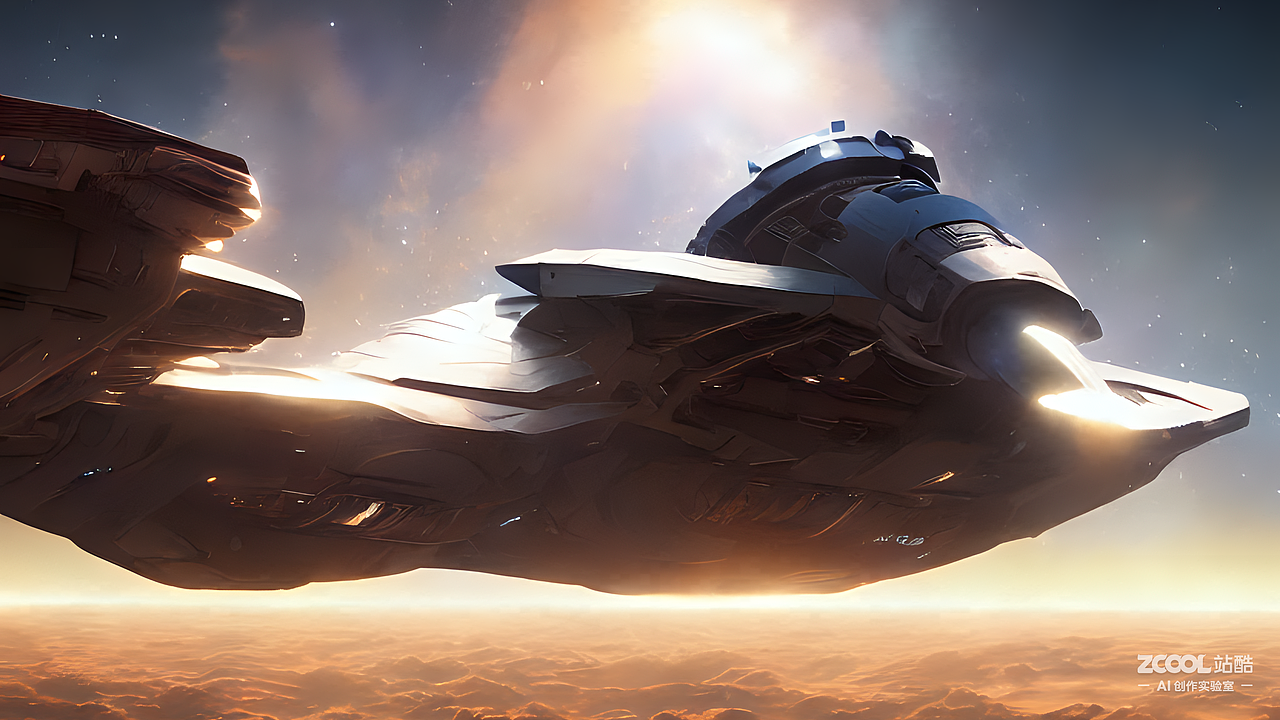 #AI创作实验室#星际飞船