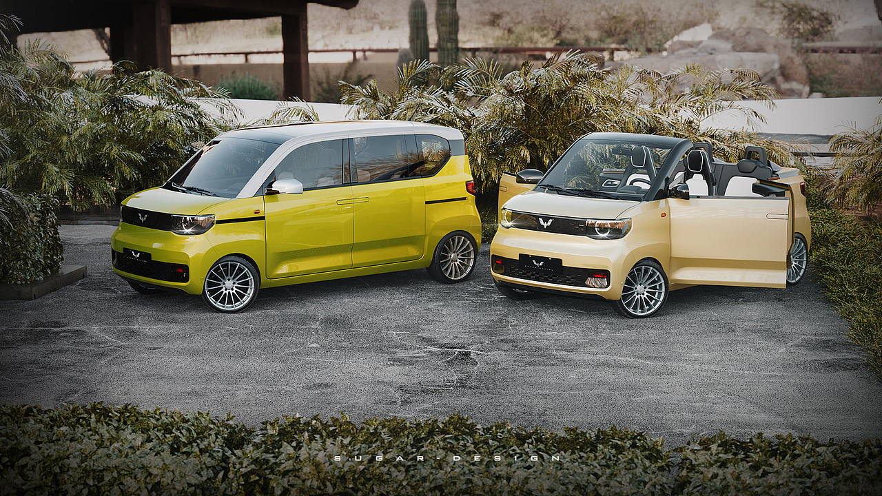 五菱宏光mini ev四座敞篷车新车预览