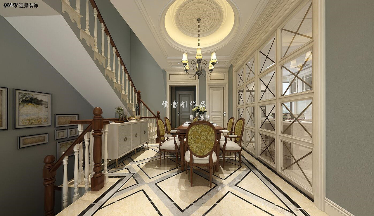 【远景装饰】礼嘉华侨城云澜叠墅装修简美风格设计案例（图ZOTU0MTQ2MjQ=） - 家装设计 - 站酷设计师重庆远景装饰原创素材 - 站酷ZCOOL