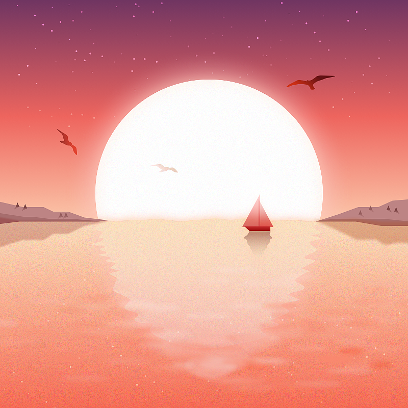 Sketch风景小插画