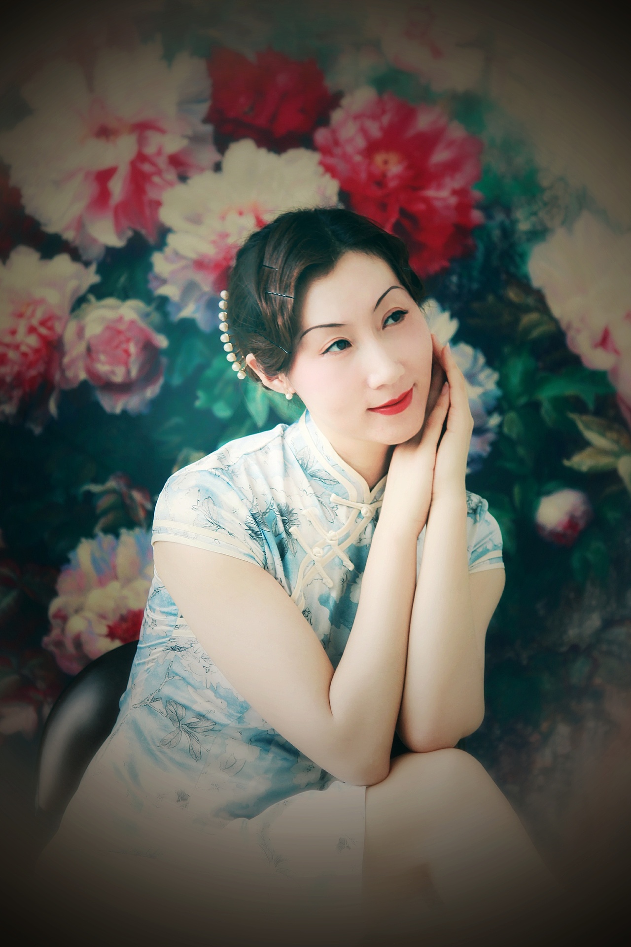 民国风人像