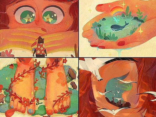 原创系列插画 —— MOMO的幻想世界