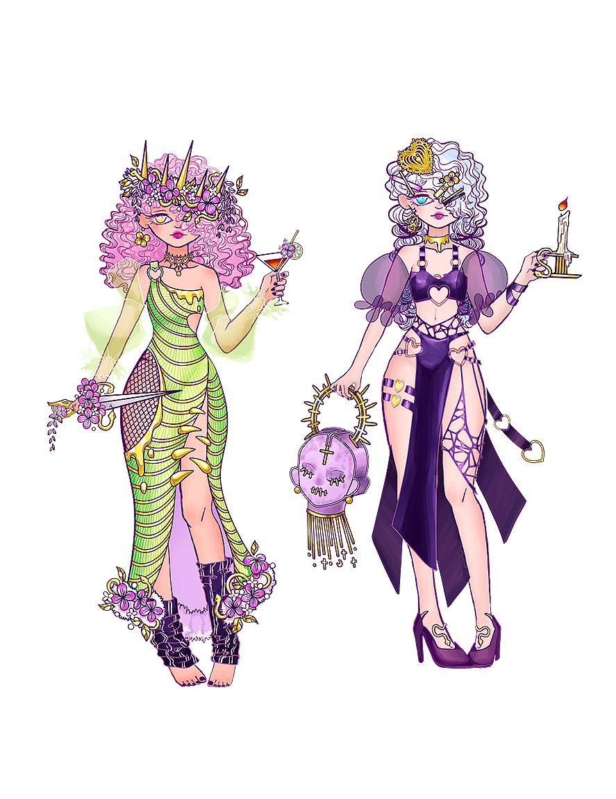 【换装贴纸】麦克白x莎乐美（图ZMjgyMTQ5NDEy） - 商业插画 - 站酷设计师Ceeeeeeeee原创素材 - 站酷ZCOOL