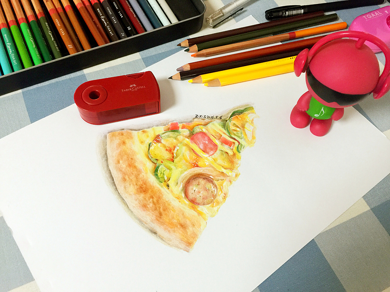 披萨手工绘画创意美术，适合4—7岁 - 堆糖，美图壁纸兴趣社区