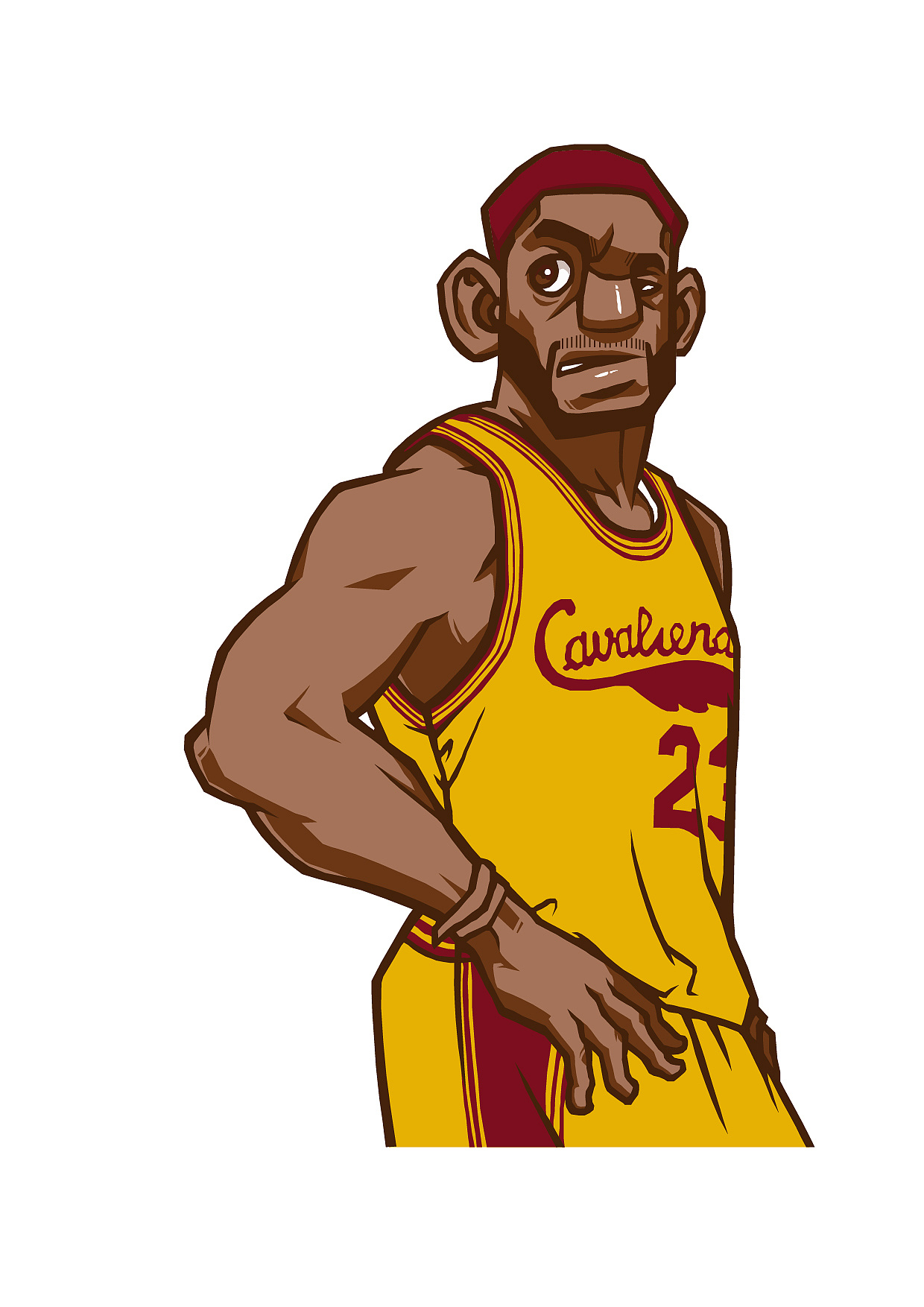 詹姆斯 in Lakers|插画|插画习作|阳一 - 原创作品 - 站酷 (ZCOOL)