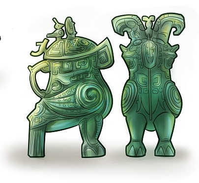 博物馆礼品文创产品设计（图ZMTYwNjg0NDU2） - 概念设定 - 站酷设计师秦毅策画原创素材 - 站酷ZCOOL