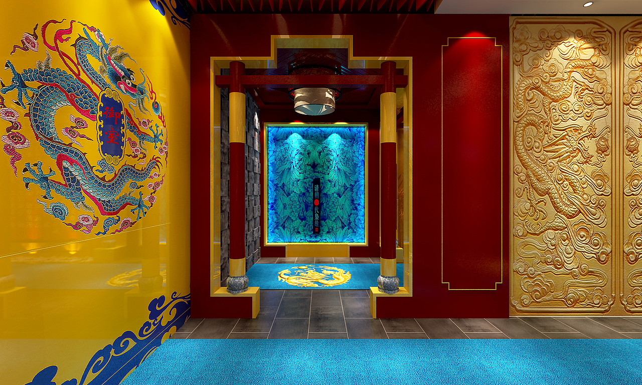 新皇室茶室设计（图ZNDU0MjU5MDA=） - 建筑/空间 - 站酷设计师BILI_DESIGN原创素材 - 站酷ZCOOL