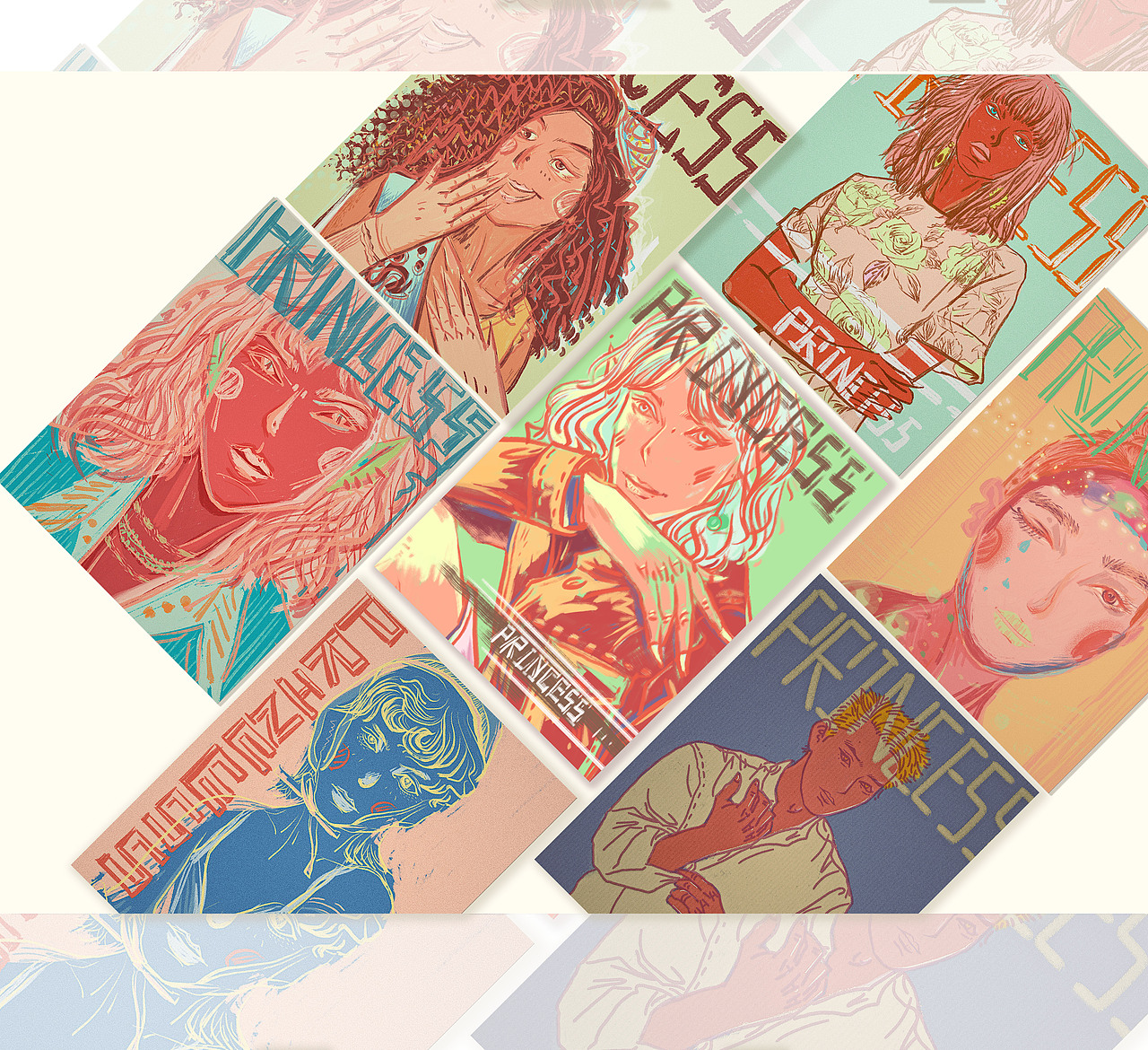 插画练习总结（图ZMTUyNzU2NDI0） - 创作习作 - 站酷设计师六百一十八原创素材 - 站酷ZCOOL