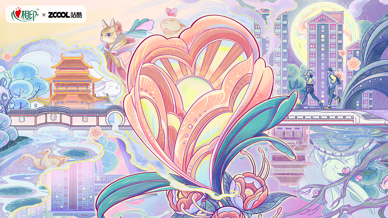 心相印 I 无畏 __（图ZMzM3MzExMDY4） - 商业插画 - 站酷设计师饭盒子原创素材 - 站酷ZCOOL